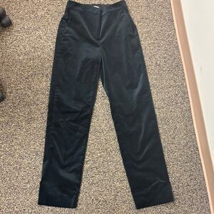 J.Crew Black Velvet Pants Size 2